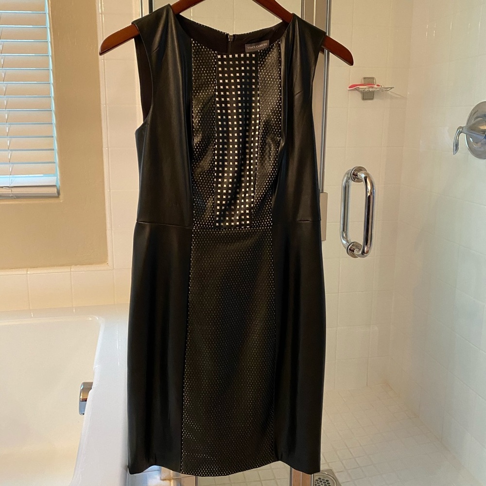 Vince Camuto Faux leather dress
